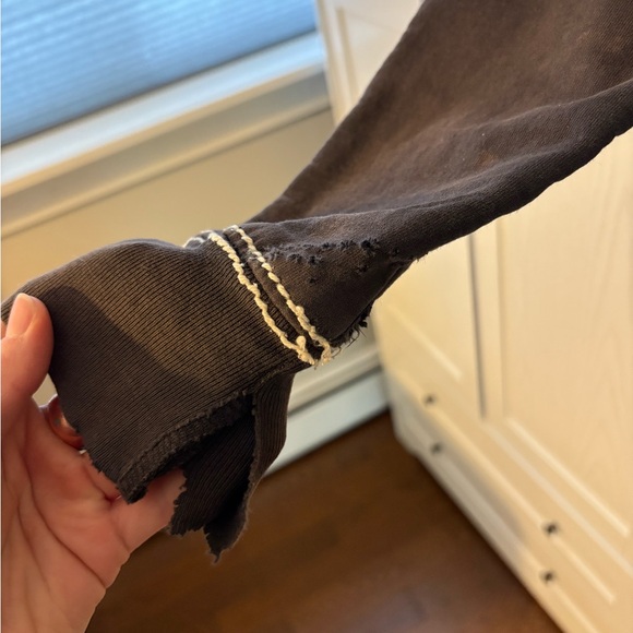 True Religion Black Hoodie Jacket with Contrast Stitching - Picture 2 of 6